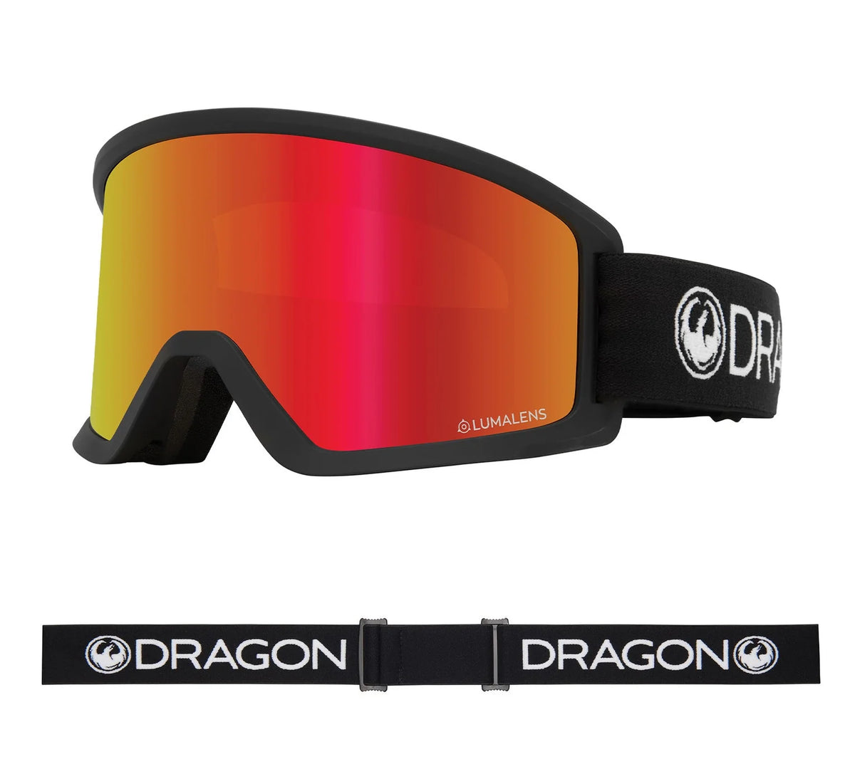 DRAGON Dx3 Black Lumalens Red Ion