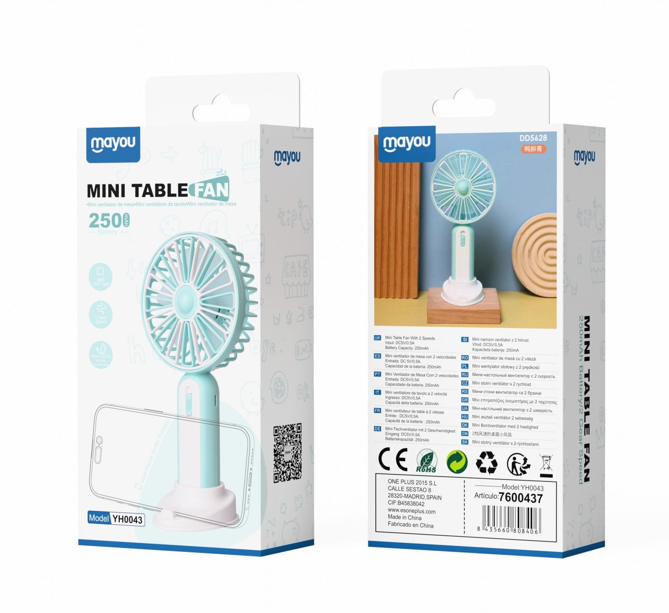 Mini Ventilador Portátil YH0043