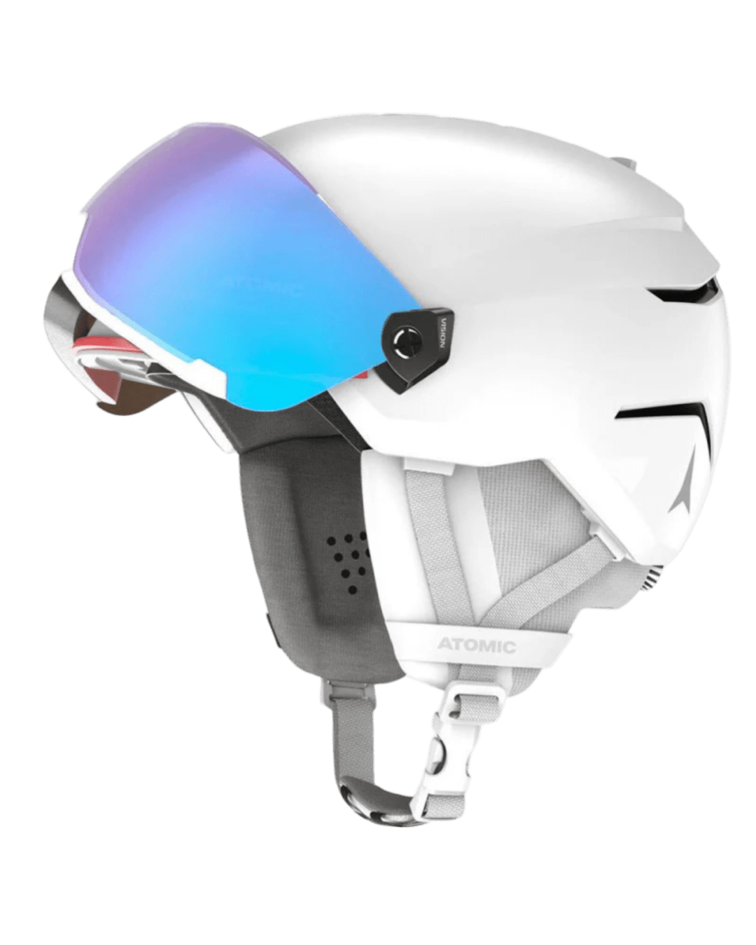 ATOMIC Savor Visor Stereo White Heather Lines Snow Boutique