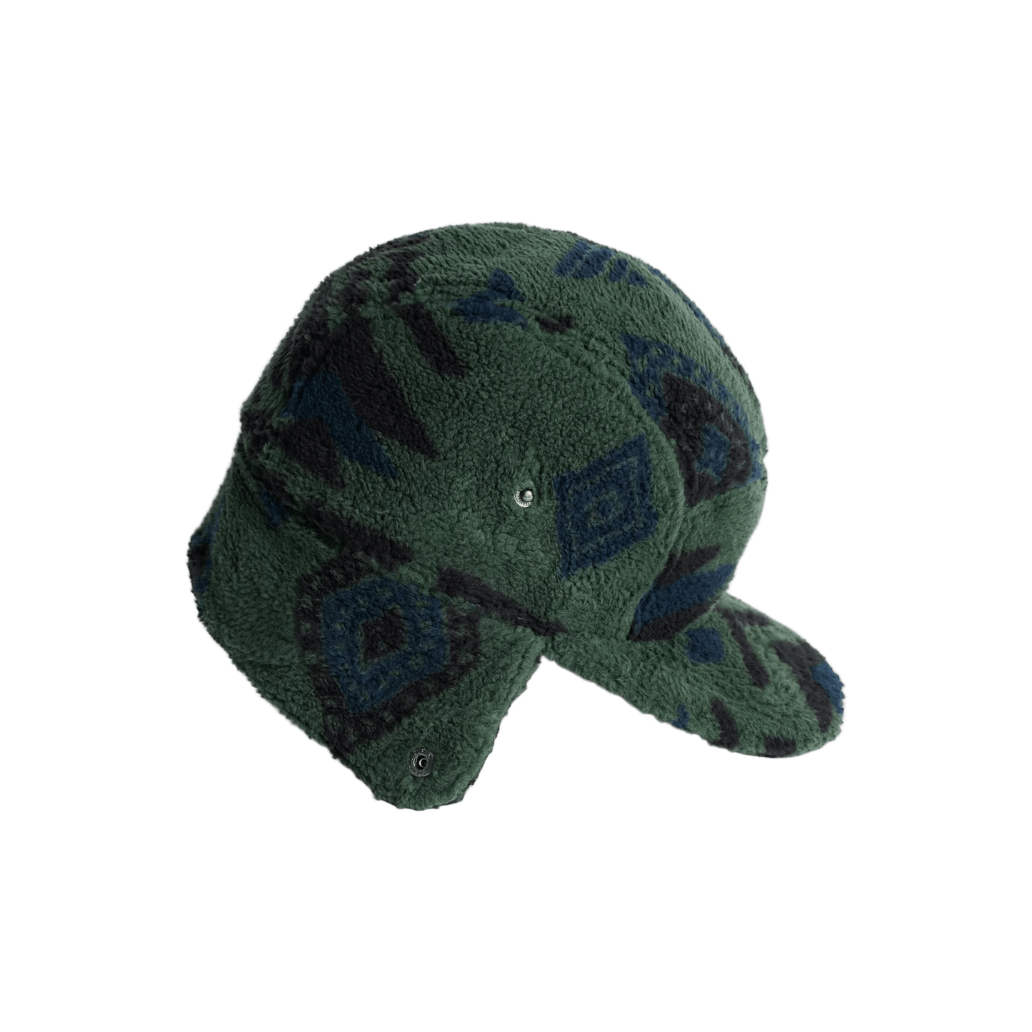 AUTUMN Fleece Flap Cap Green - Lines Snow Boutique