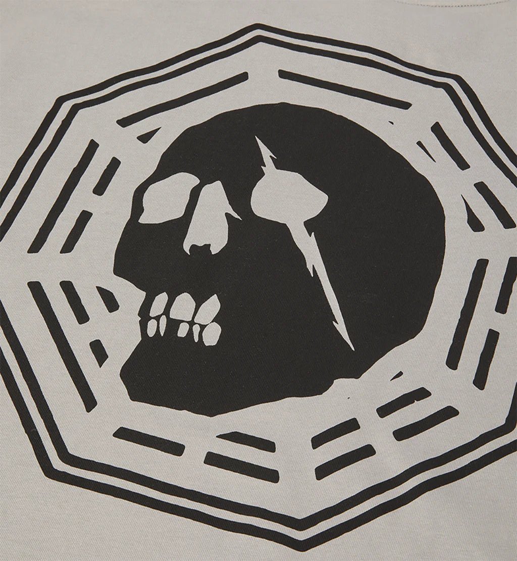 CAPITA Skull Tee Light Gray Lines Snow Boutique