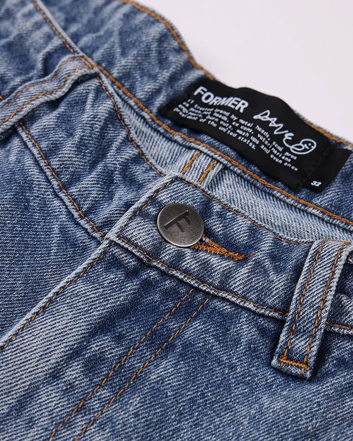 FORMER Reynolds Denim Mid Blue - Lines Snow Boutique