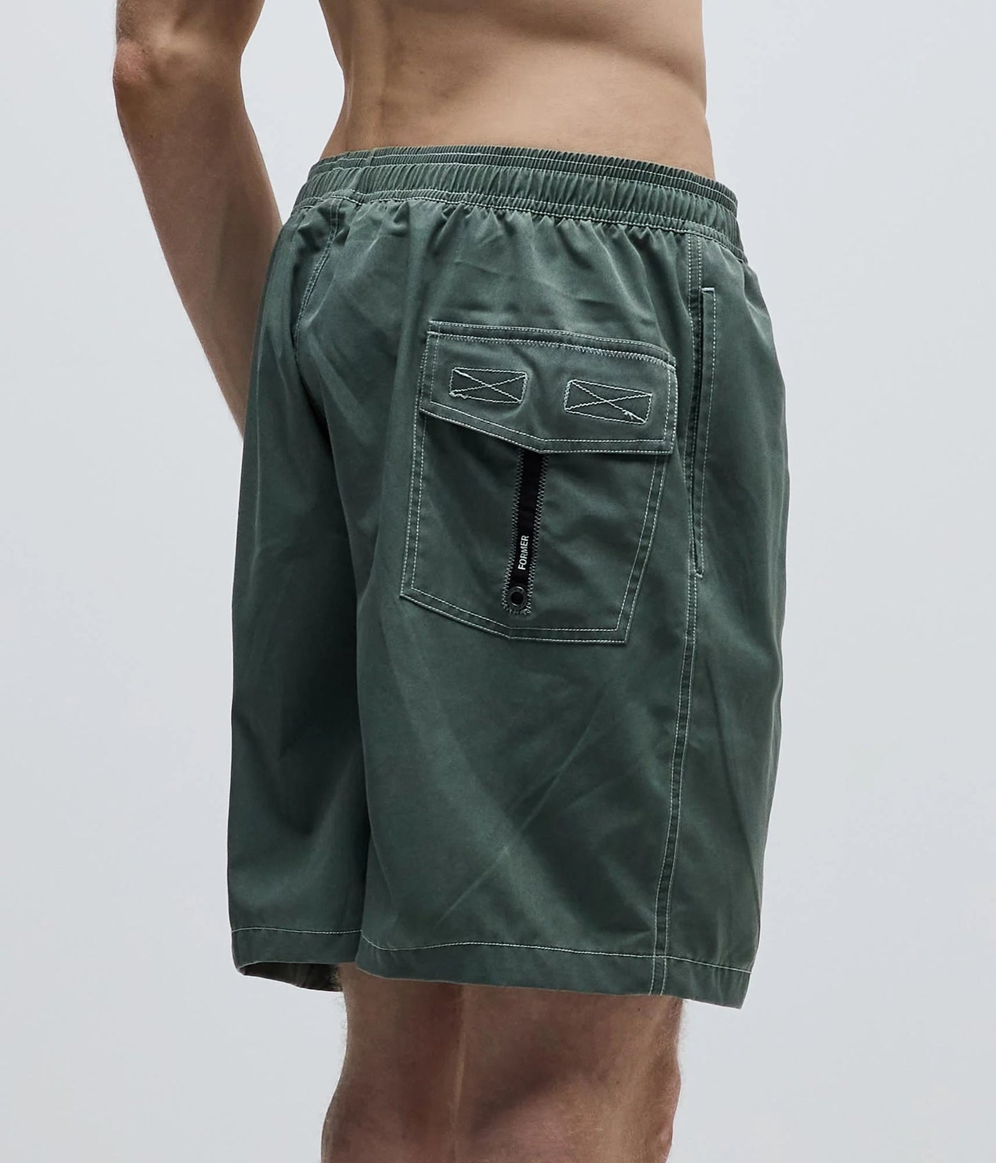 FORMER Swans 18'' Swim Short Pine - Lines Snow Boutique