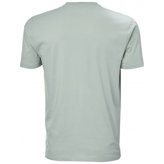 HELLY HANSEN F2F Cotton Tee Green Mist Lines Snow Boutique