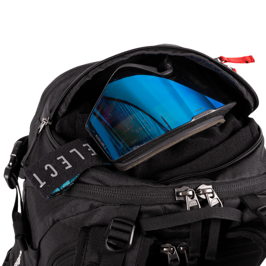 JONES Bag Higher 32L Stealth Black Os Lines Snow Boutique