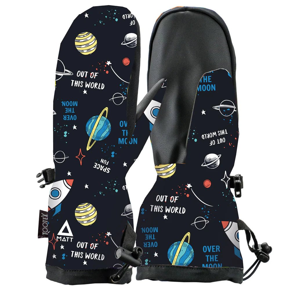 MATT Kid Mitten Out In Space Lines Snow Boutique