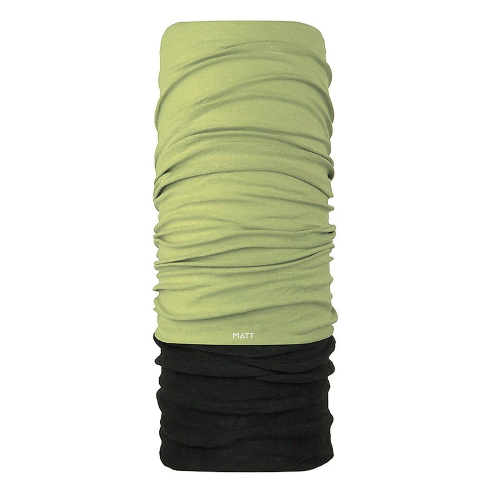 MATT Scarf Coolmax Polartec Apple Green Lines Snow Boutique