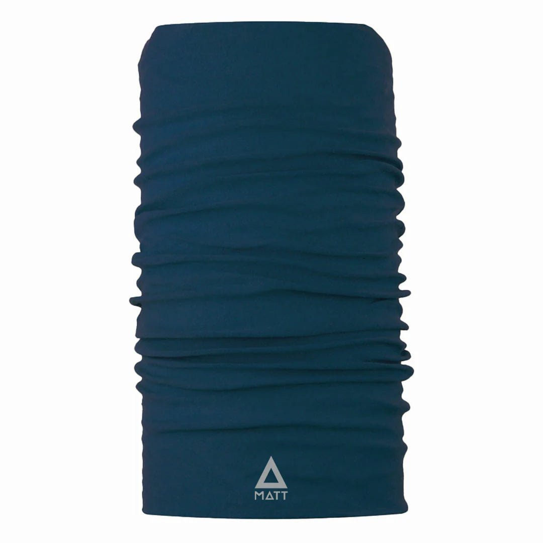 MATT Wool Scarf Petrol Lines Snow Boutique