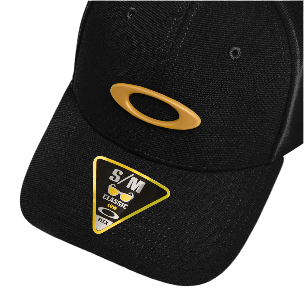 OAKLEY Tincan Cap Blackout/Pure Gold Lines Snow Boutique