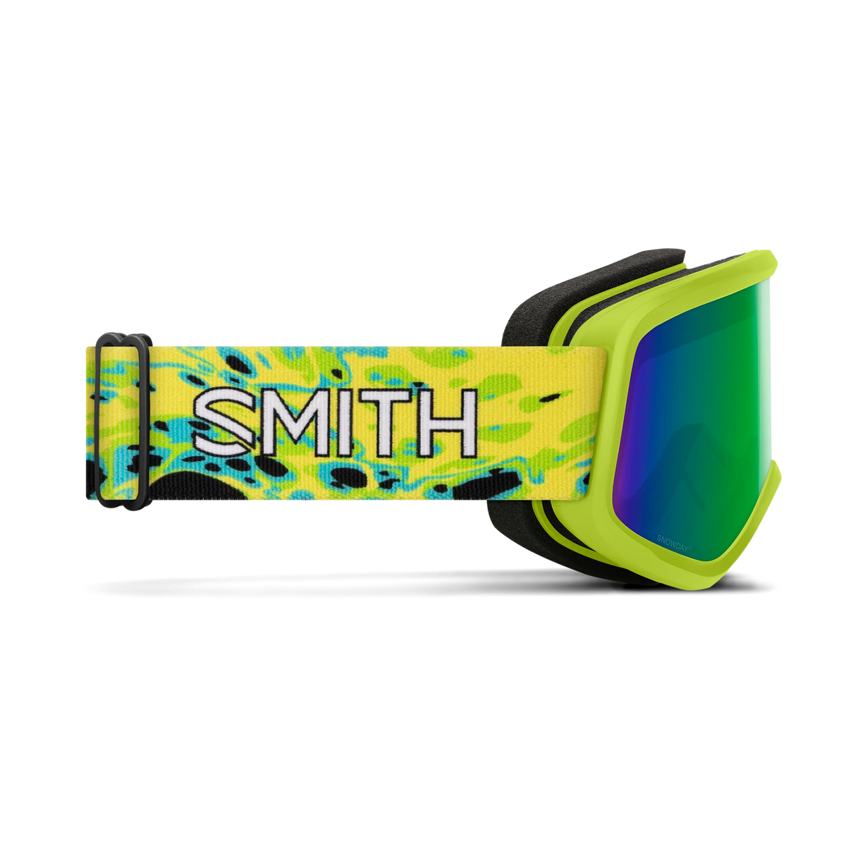 SMITH Snowday Jr Electric Lime Slime Green Solx Mirror Antifog