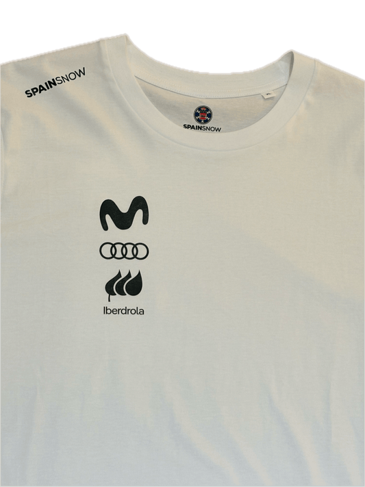 SpainSnow Camiseta Algodón Blanco Lines Snow Boutique