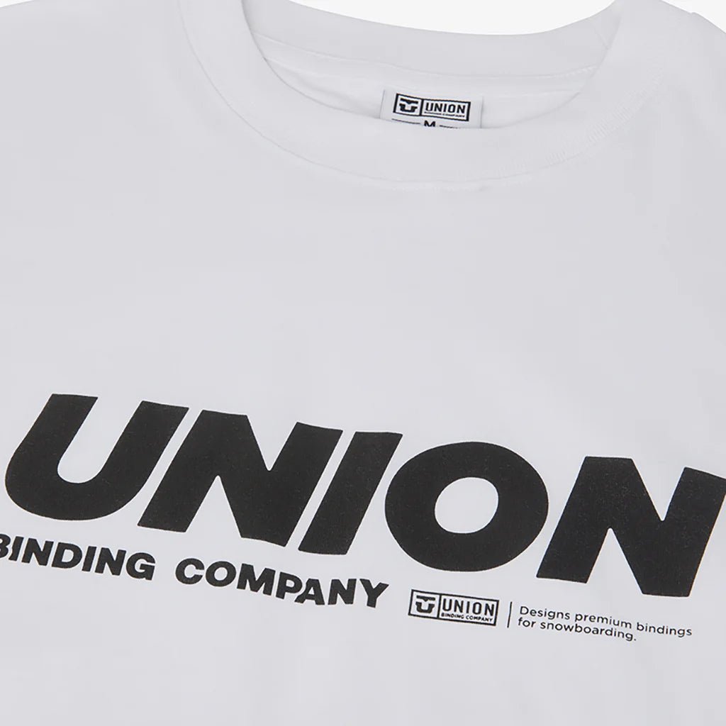 UNION Logo Tee White Lines Snow Boutique