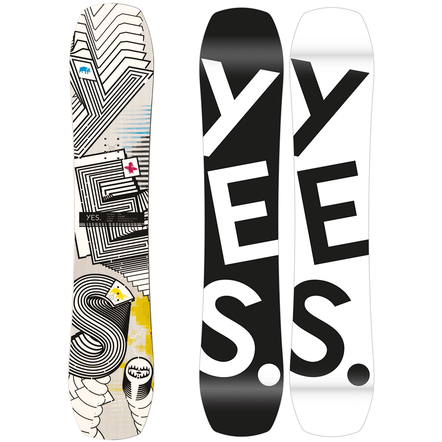 YES First Basic Lines Snow Boutique