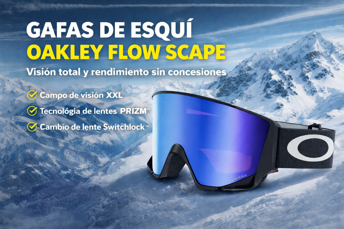 Gafas de esquí Oakley Flow Scape: visión total y rendimiento sin concesiones