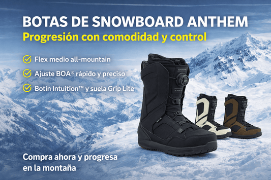 Botas de snowboard Anthem: progresa con comodidad y control en toda la montaña - Lines Snow Boutique