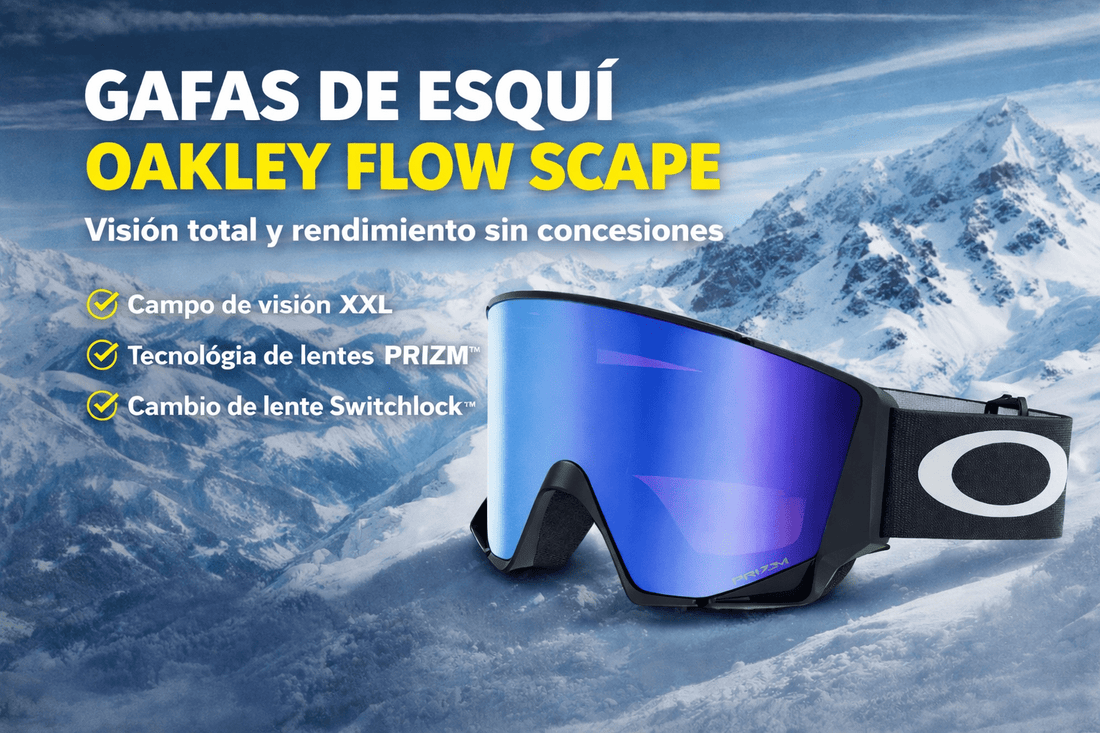 Gafas de esquí Oakley Flow Scape: visión total y rendimiento sin concesiones - Lines Snow Boutique
