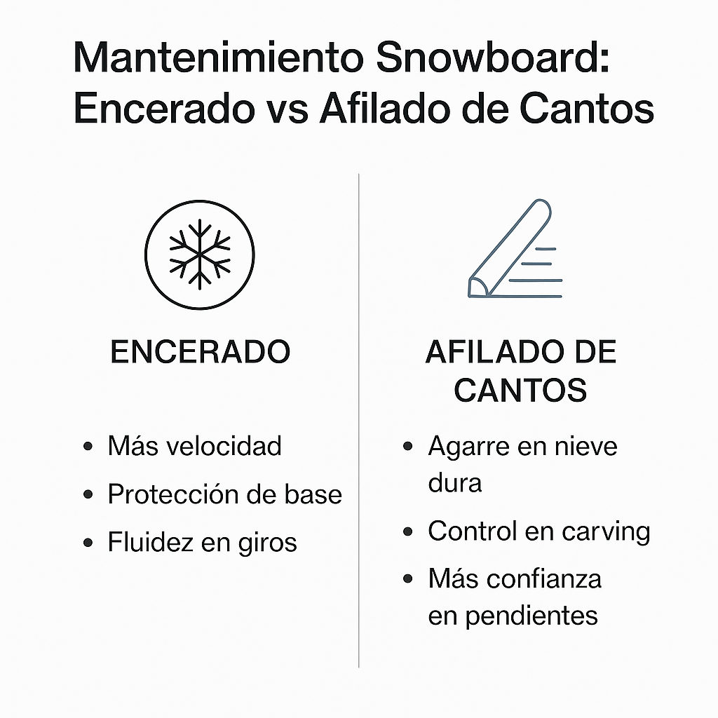 ¿Por qué tu snowboard necesita encerado y afilado de cantos? - Lines Snow Boutique