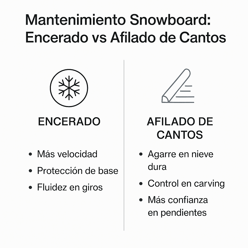 ¿Por qué tu snowboard necesita encerado y afilado de cantos? - Lines Snow Boutique