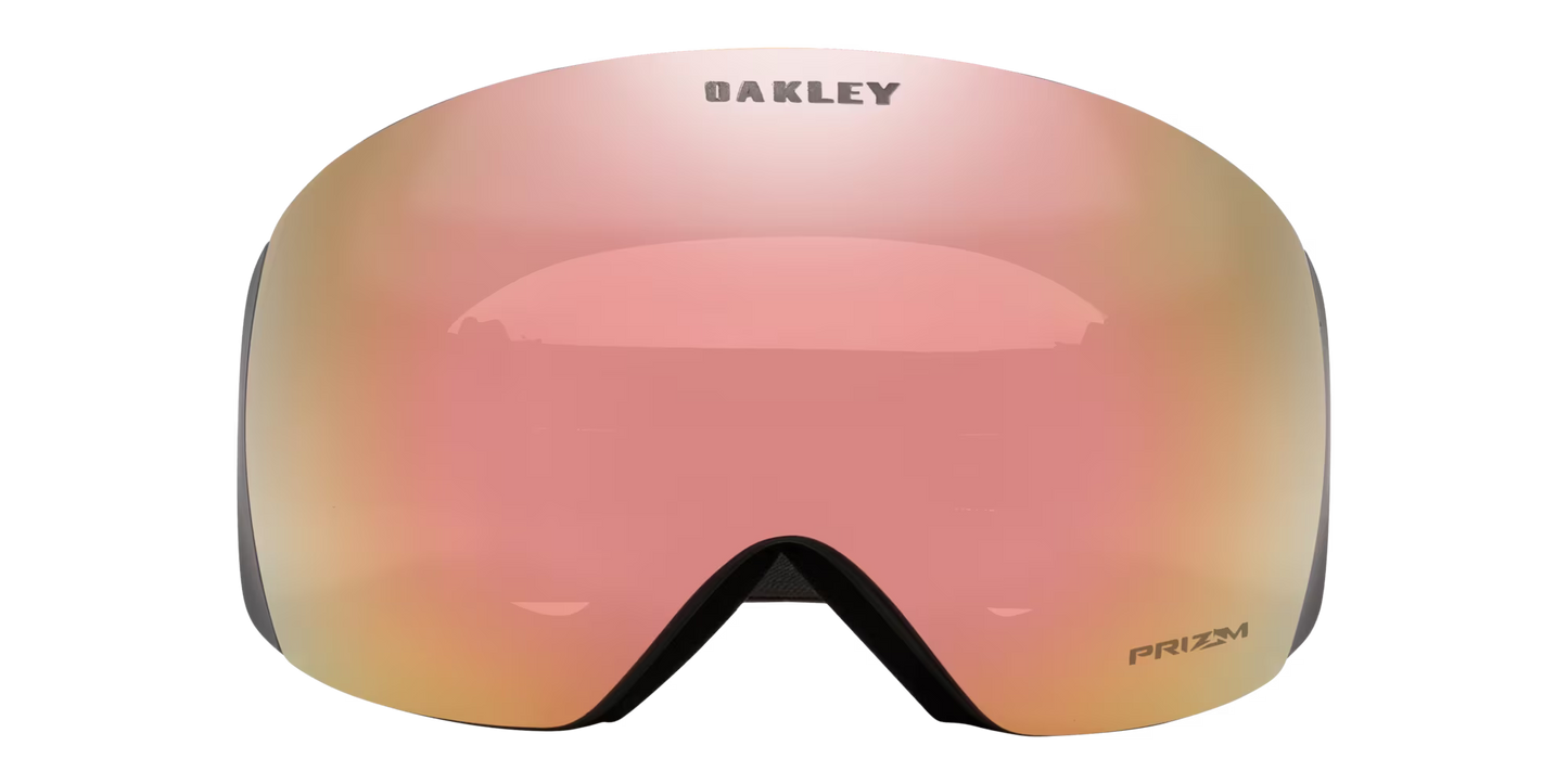 OAKLEY Flight Deck L Matte Forged Iron Prizm Rose Gold Iridium Lines Snow Boutique