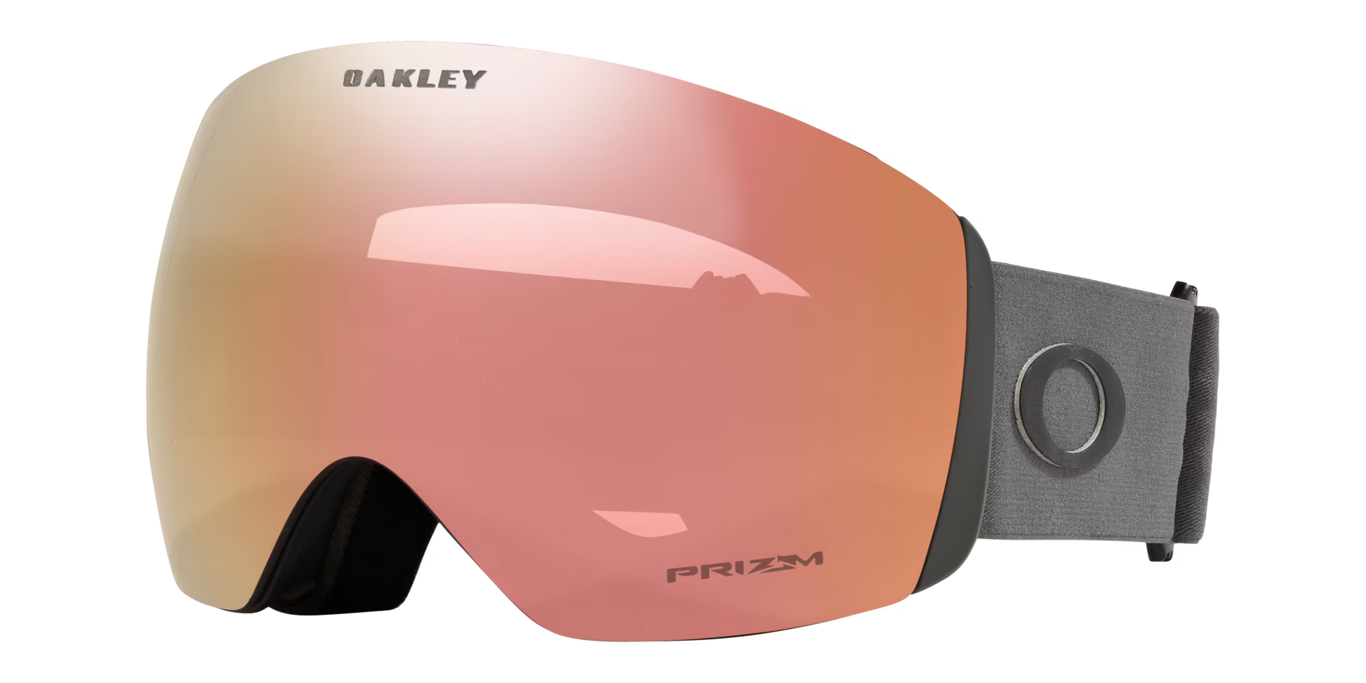 OAKLEY Flight Deck L Matte Forged Iron Prizm Rose Gold Iridium Lines Snow Boutique