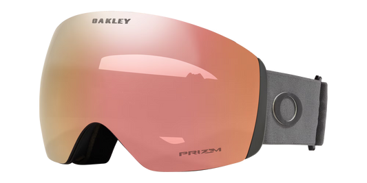 OAKLEY Flight Deck L Matte Forged Iron Prizm Rose Gold Iridium Lines Snow Boutique