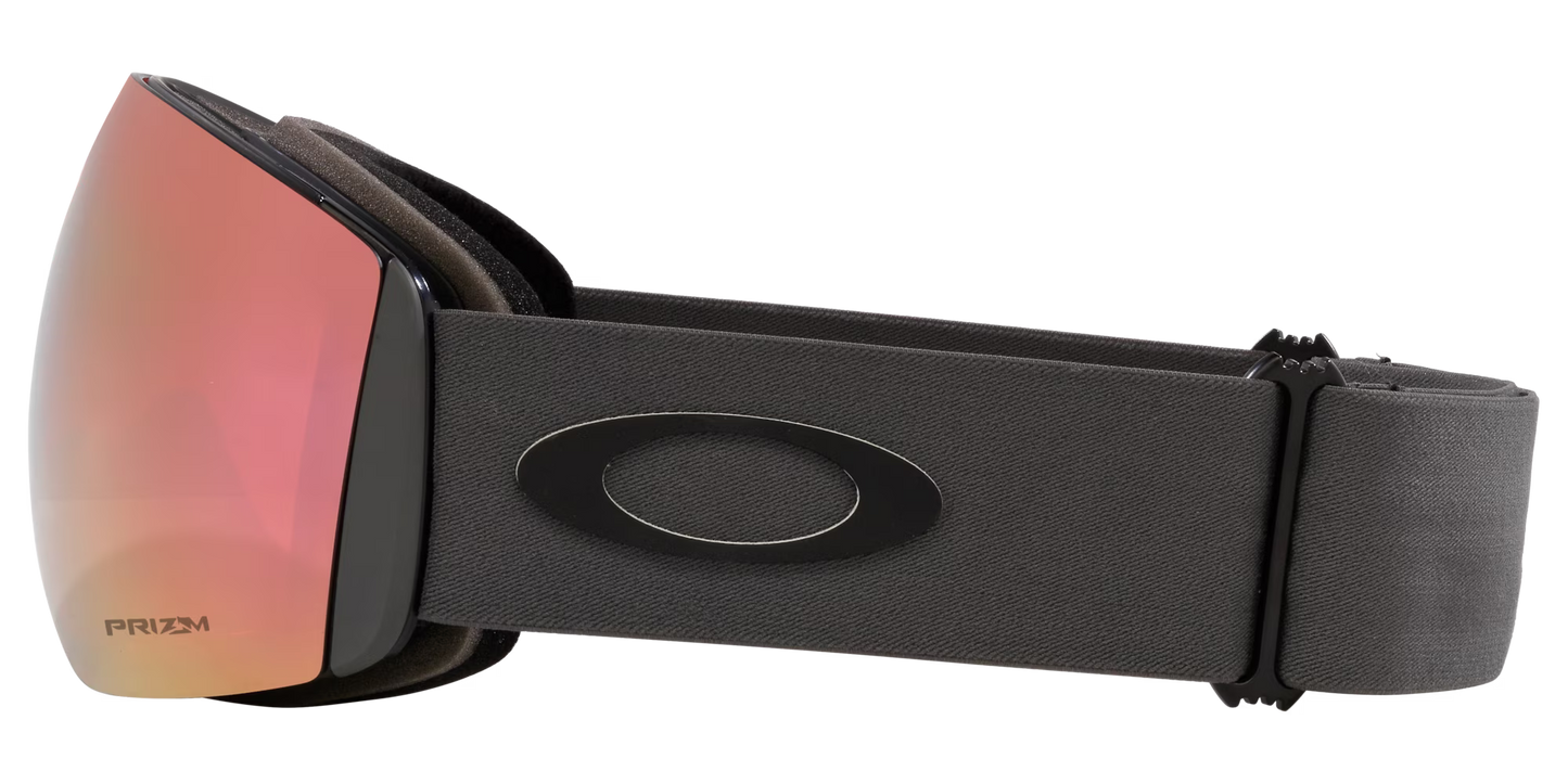 OAKLEY Flight Deck L Matte Forged Iron Prizm Rose Gold Iridium Lines Snow Boutique