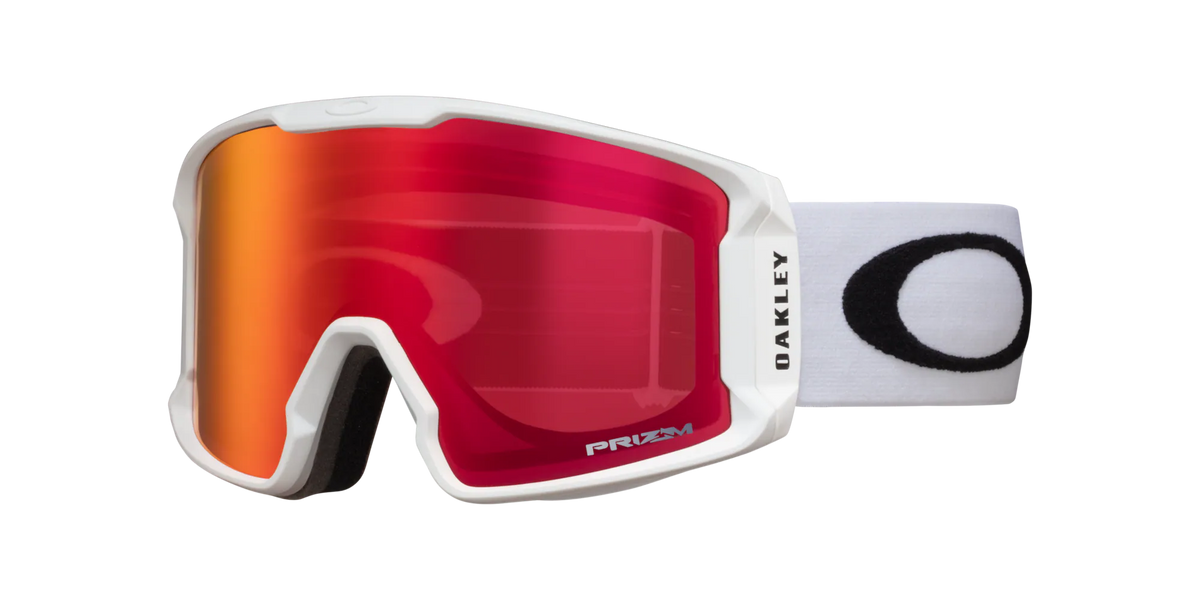OAKLEY Line Miner L Matte White Prizm Snow Torch Iridium