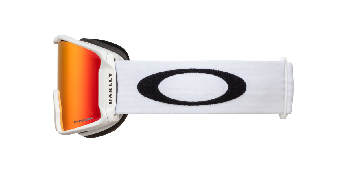 OAKLEY Line Miner L Matte White Prizm Snow Torch Iridium