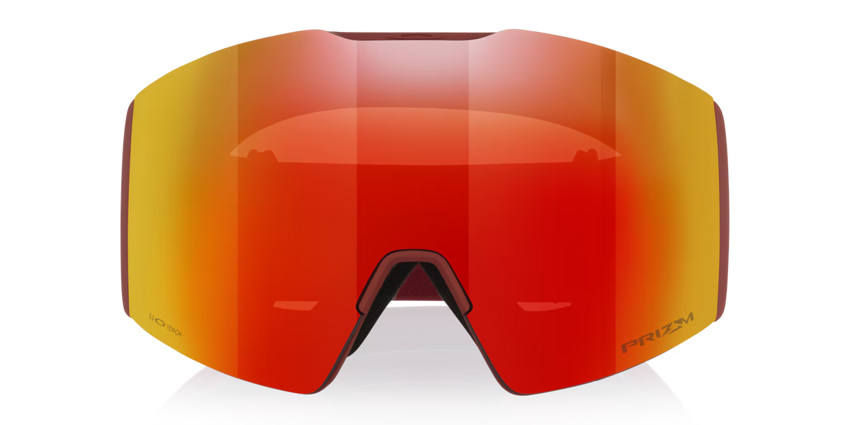 OAKLEY Fall Line L Iron Red Prizm Snow Torch Iridium