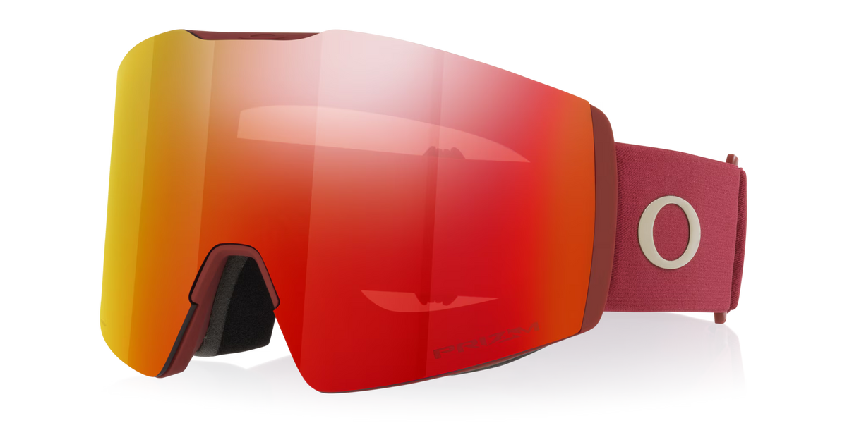 OAKLEY Fall Line L Iron Red Prizm Snow Torch Iridium