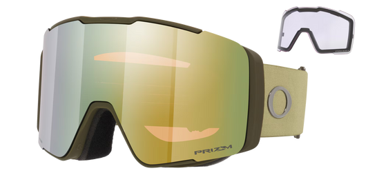 OAKLEY Line Miner Pro L Matte Dark Green Prizm Sage Gold & Prizm Clear