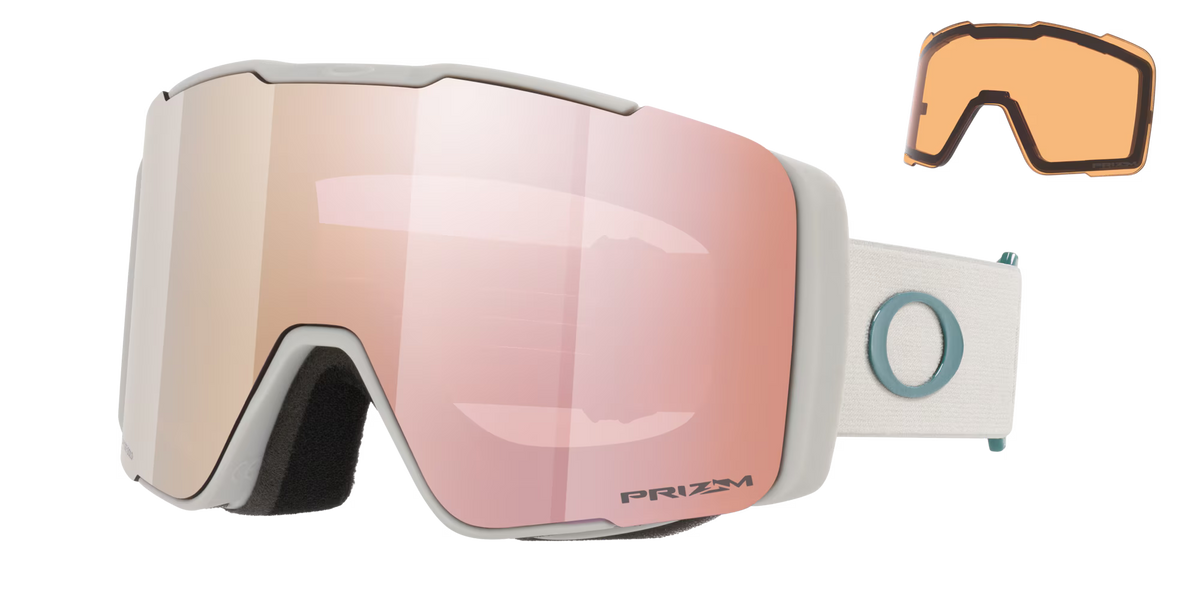 OAKLEY Line Miner Pro M Matte Cool Grey Prizm Rose Gold & Prizm Persimmon