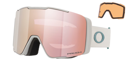 OAKLEY Line Miner Pro M Matte Cool Grey Prizm Rose Gold & Prizm Persimmon