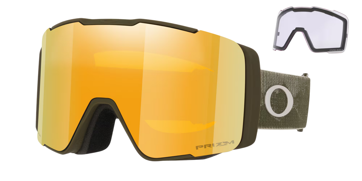 OAKLEY Line Miner Pro M Matte Dark Brown Prizm 24K & Prizm Clear