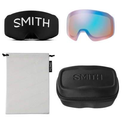 SMITH 4D Mag S Blue Aura Chromapop Everyday Blue Mirror/ Storm Blue Sensor Mirror