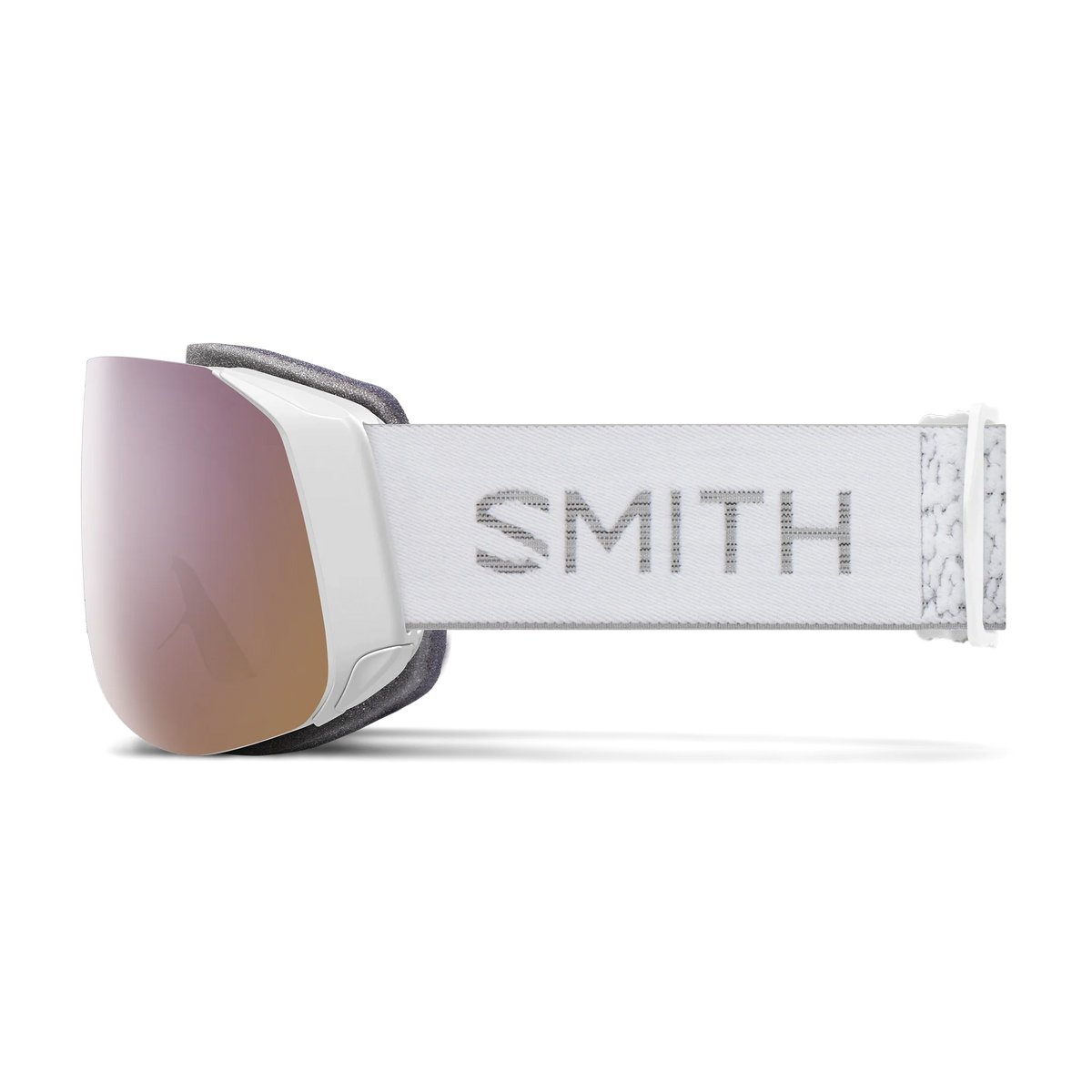 SMITH 4D Mag S White Chunky Knit Chromapop Everyday Rose Gold Mirror/ Storm Rose Flash