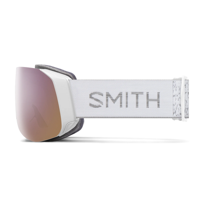 SMITH 4D Mag S White Chunky Knit Chromapop Everyday Rose Gold Mirror/ Storm Rose Flash