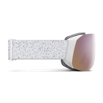 SMITH 4D Mag S White Chunky Knit Chromapop Everyday Rose Gold Mirror/ Storm Rose Flash