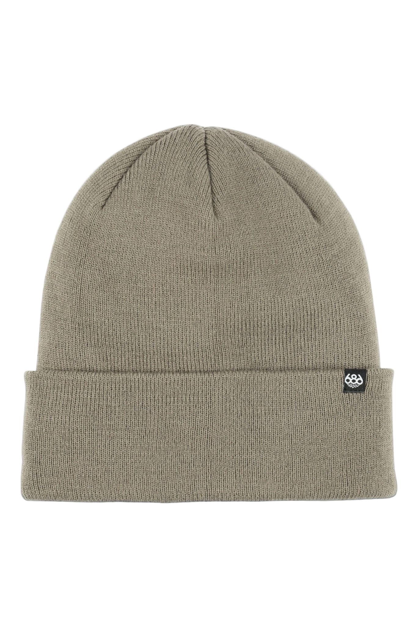 686 Stand Roll Up Beanie Grey Lines Snow Boutique
