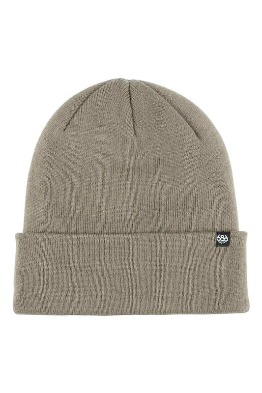 686 Stand Roll Up Beanie Grey Lines Snow Boutique