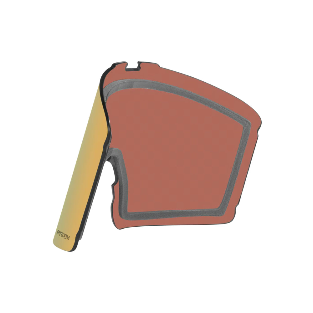 OAKLEY Line Miner L Replacement Lens 24k Iridium Dual Lines Snow Boutique