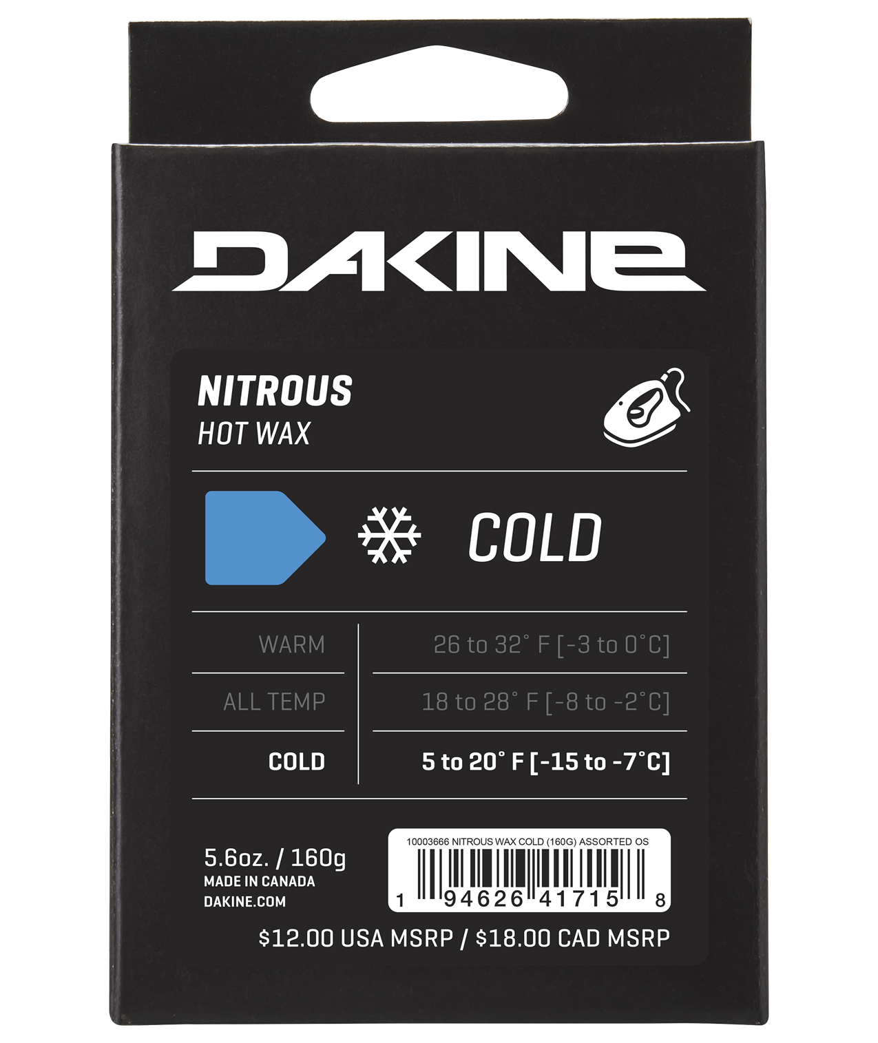 DAKINE Nitrous Cold Wax 160G