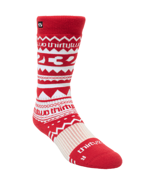 THIRTYTWO W Merino Sock - Red