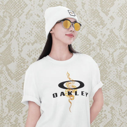 OAKLEY T-Shirt Snake Lunar New Year Lines Snow Boutique