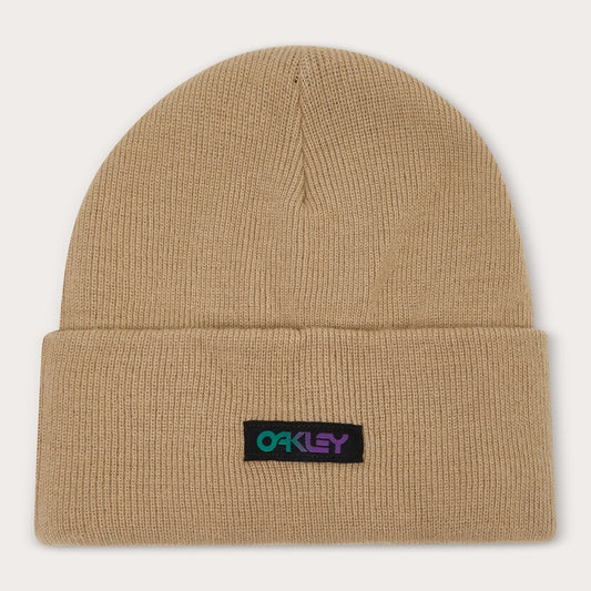 OAKLEY B1B Gradient Patch Beanie - Pebble