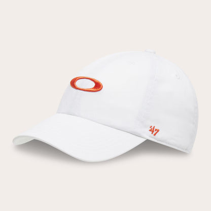 OAKLEY Remix Dad Hat White/Orange Lines Snow Boutique