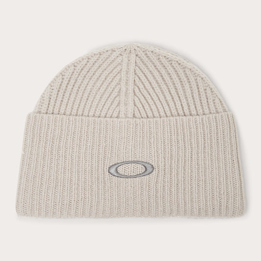 OAKLEY Ellipse Ribbed Beanie - Mist/Cement