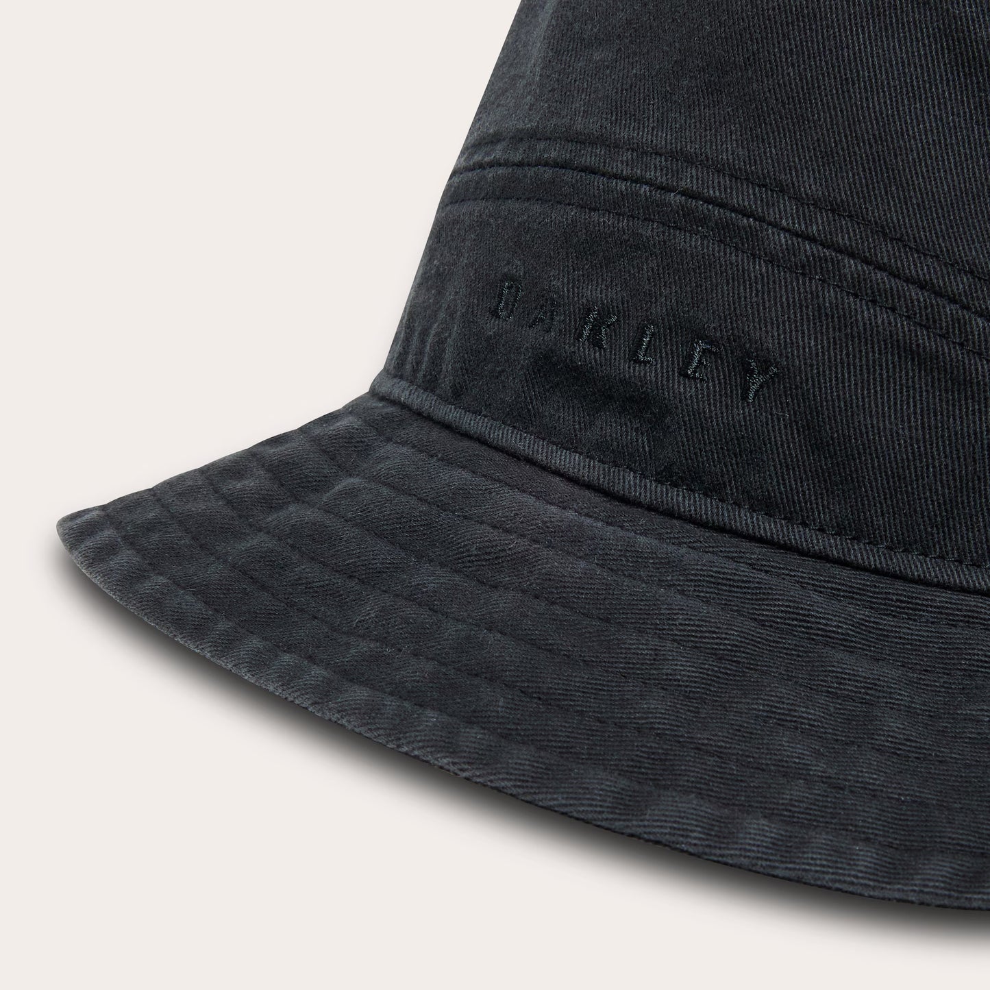 OAKLEY '47 Soho Gen Bucket Hat Pitch Black Lines Snow Boutique