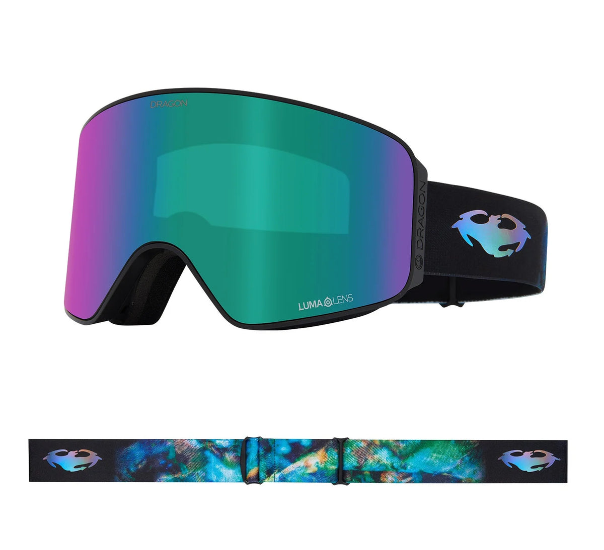 DRAGON Nfx Mag Bleached Lumalens Eclipse IR + Lumalens Violet Lens
