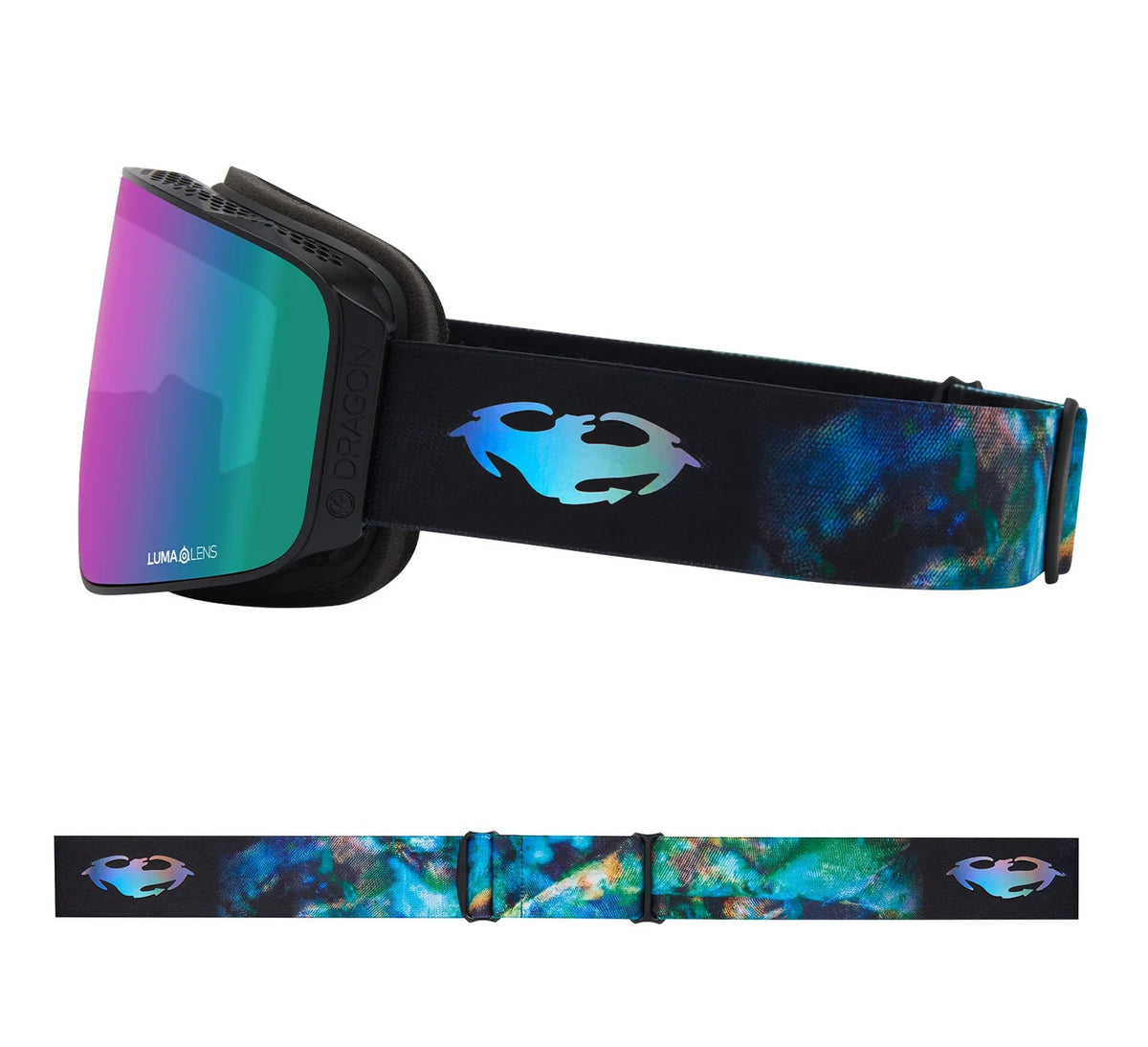 DRAGON Nfx Mag Bleached Lumalens Eclipse IR + Lumalens Violet Lens